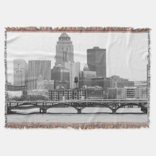 Des Moines in B&W Decke