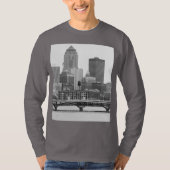 Des Moines in b&w T - Shirt (Vorderseite)