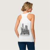 Des Moines in b&w T - Shirt (Rückseite Vollansicht)