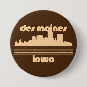 Des Moines, Iowa Button (Vorderseite)