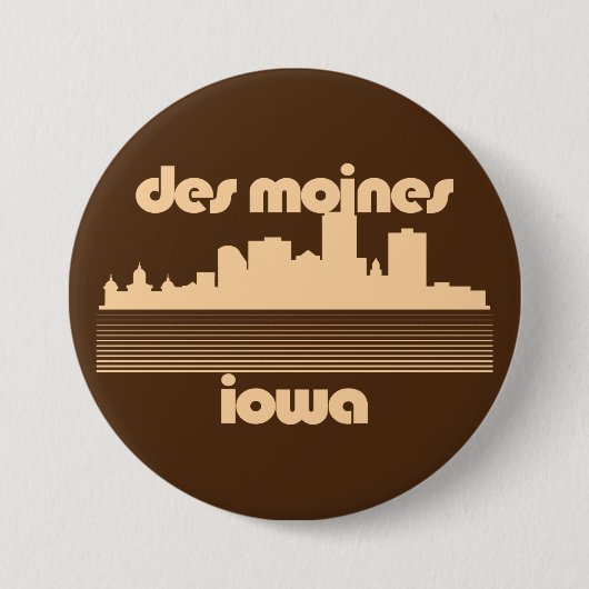 Des Moines, Iowa Button (Vorderseite)