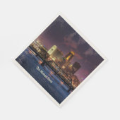 Des Moines, Iowa City Serviette (Ecke)