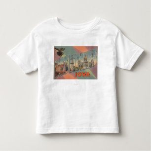 Des Moines, Iowa (Elch-Kopf) Kleinkind T-shirt