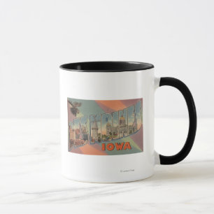 Des Moines, Iowa (Elch-Kopf) Tasse