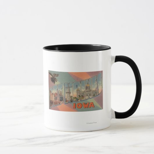 Des Moines, Iowa (Elchkopf) Tasse (Rechts)