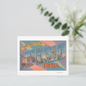 Des Moines, Iowa - Großbuchstaben - Szenen 3 Postkarte (Stehend Vorderseite)