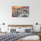 Des Moines, Iowa (Hauptstadt Gebäude) Leinwanddruck (Insitu (Schlafzimmer))