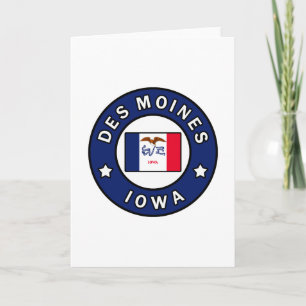 Des Moines Iowa Karte