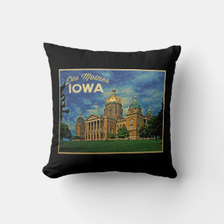 Des Moines Iowa Kissen