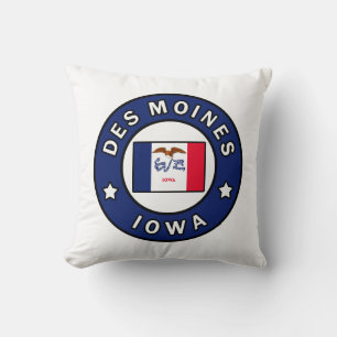 Des Moines Iowa Kissen