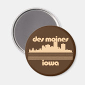 Des Moines, Iowa Magnet (Vorderseite/Rückseite)