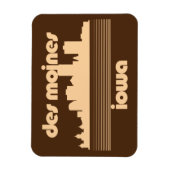 Des Moines, Iowa Magnet (Vertikal)