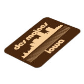 Des Moines, Iowa Magnet (Linke Seite)