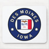 Des Moines Iowa Mousepad (Vorne)