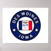Des Moines Iowa Poster (Vorne)