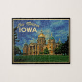 Des Moines Iowa Puzzle (Horizontal)
