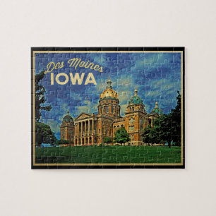 Des Moines Iowa Puzzle