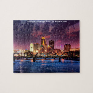 Des Moines Iowa. Puzzle