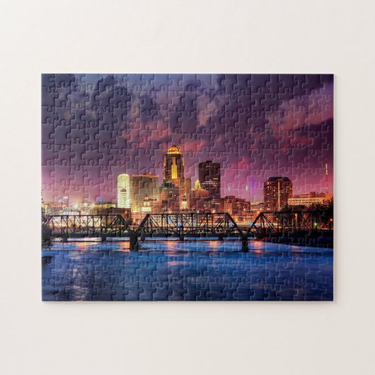 Des Moines Iowa. Puzzle (Horizontal)