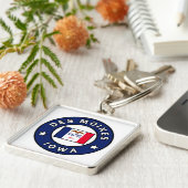 Des Moines Iowa Schlüsselanhänger (Seite)