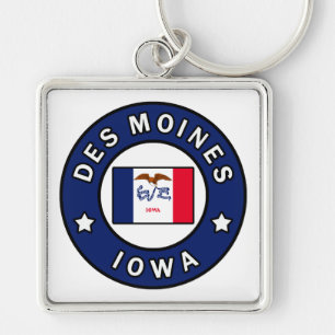 Des Moines Iowa Schlüsselanhänger