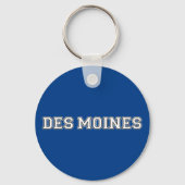 Des Moines Iowa Schlüsselanhänger (Vorderseite)