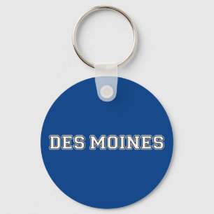 Des Moines Iowa Schlüsselanhänger