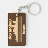 Des Moines, Iowa Schlüsselanhänger (Rückseite)