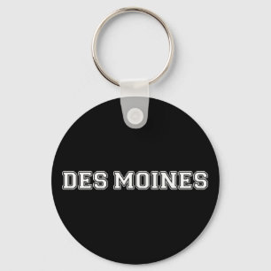 Des Moines Iowa Schlüsselanhänger