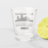 Des Moines, Iowa Schnapsglas (Rückseite)