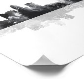 DES MOINES, IOWA SKYLINE POSTER (Ecke)