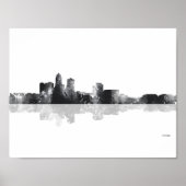 DES MOINES, IOWA SKYLINE POSTER (Vorne)
