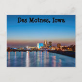 Des Moines Postkarte (Vorderseite)