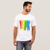 Des Moines Rainbow T-Shirt (Vorne ganz)