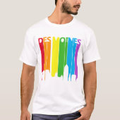Des Moines Rainbow T - Shirt (Vorderseite)