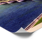 Des Moines River Des Moines, Iowa Poster (Ecke)