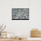 Des Moines, Satellitenposter von Iowa Poster (Küche)