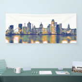 Des Moines Skyline Banner (Messe)