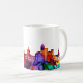 Des Moines Skyline Kaffeetasse (VorderseiteRechts)