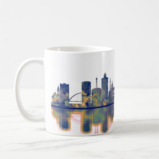 Des Moines Skyline Kaffeetasse (Links)