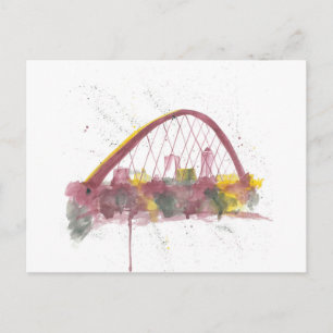 Des Moines Skyline Postkarte