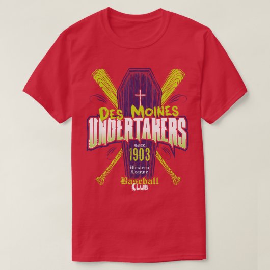 Des Moines Undertakers T-Shirt (Design vorne)