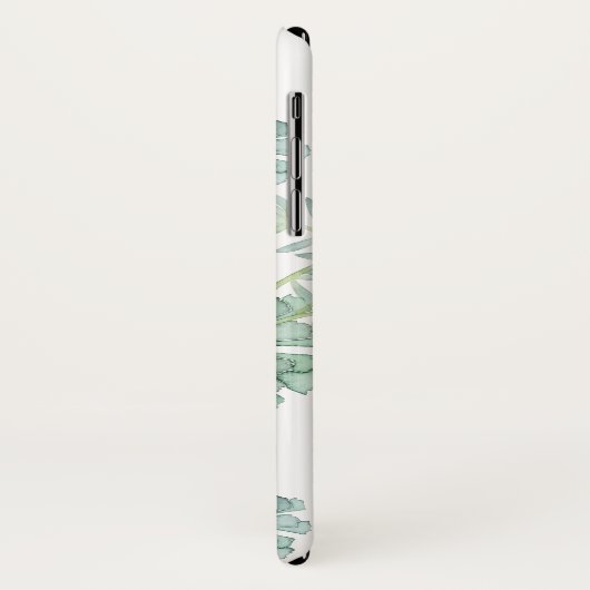 Des Monogramm-| saftiges Muster Pflanzen-des Case-Mate iPhone Hülle (Hinten/Links)