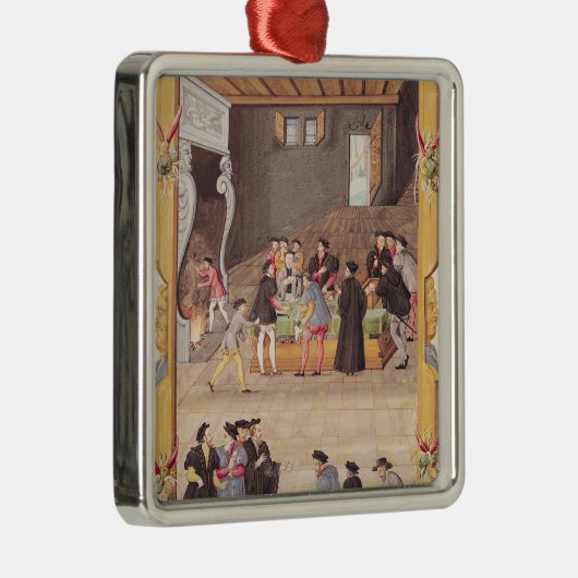 Des Notar-und des Königs Sekretärs Silbernes Ornament (Rechts)