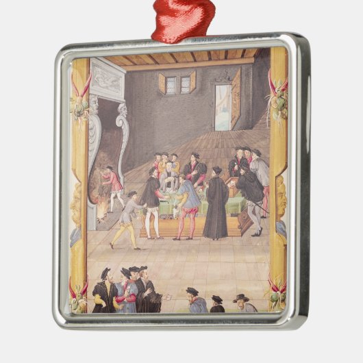 Des Notar-und des Königs Sekretärs Silbernes Ornament (Links)