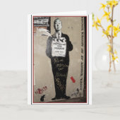 DES Oiseaux Karte (Gelbe Blume)