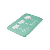 Des Palm Springs grüne der Palme Badematte (Schrägansicht)