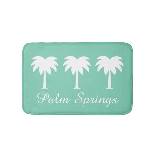 Des Palm Springs grüne der Palme Badematte (Vorderseite)
