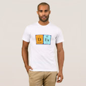 Des periodischen Table name Shirt (Vorne ganz)
