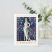 Des robes dans la nuit: von Barbier Postkarte (Stehend Vorderseite)